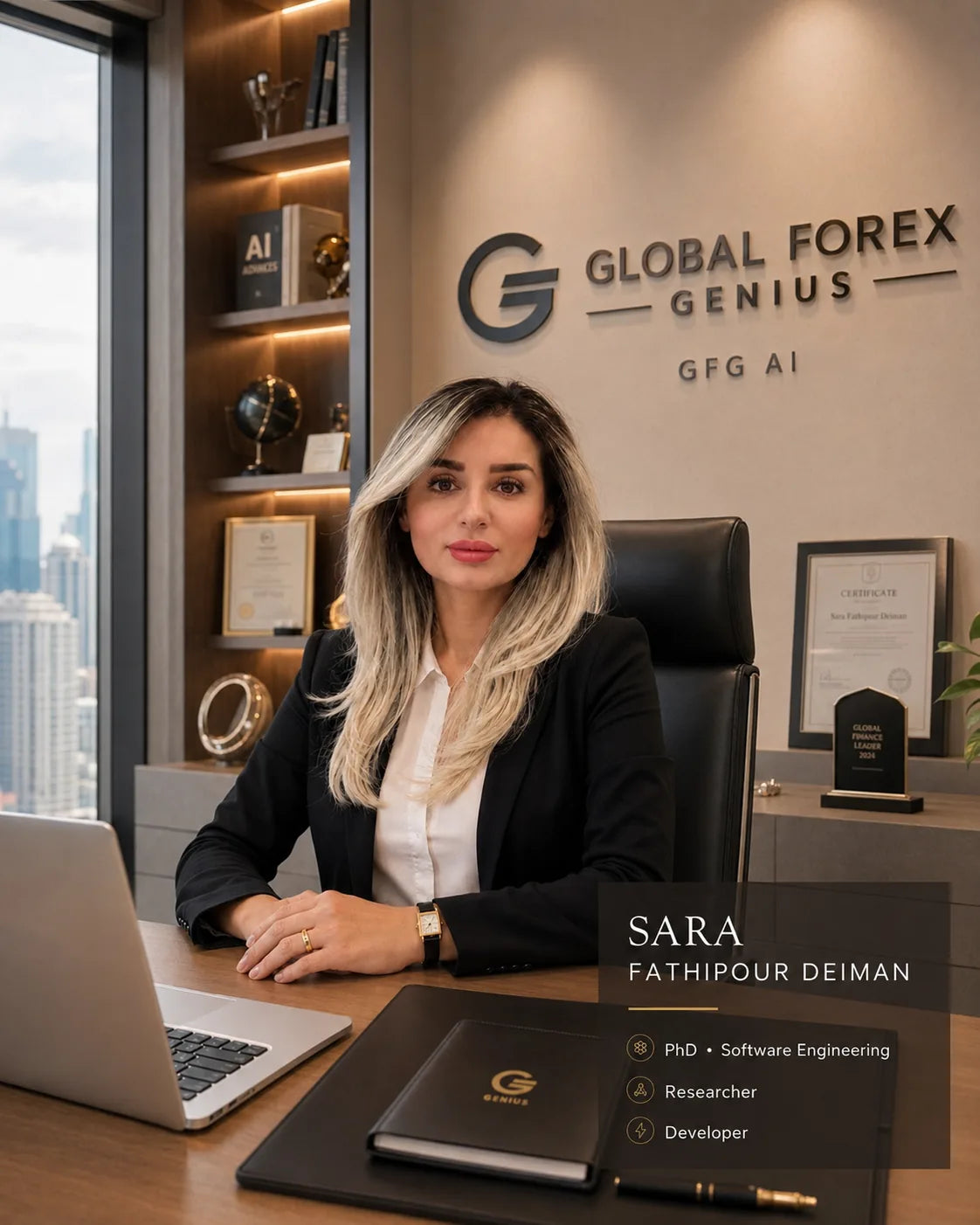Dr. Sara Fathipour Deiman in office portrait