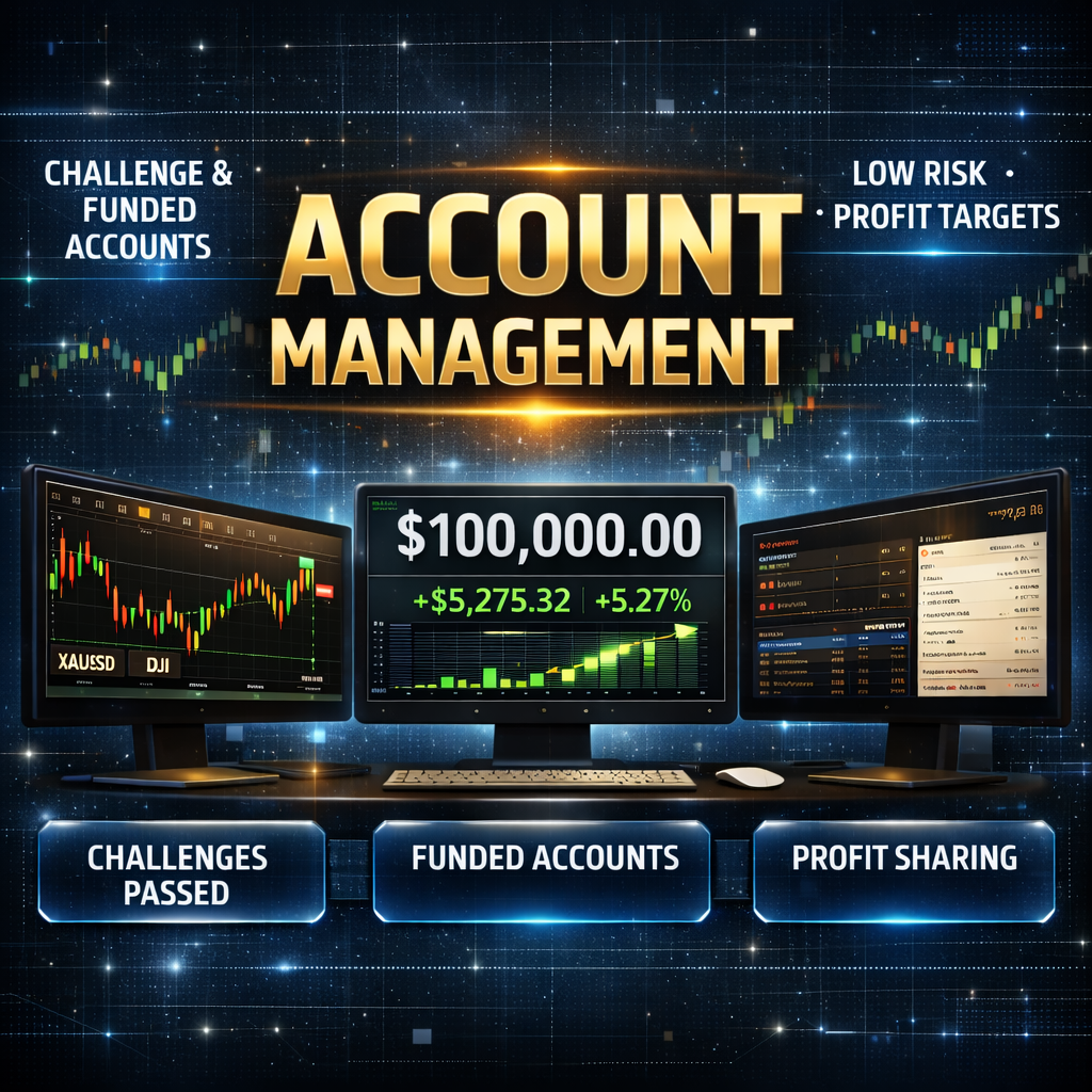Account Management by Our Trader